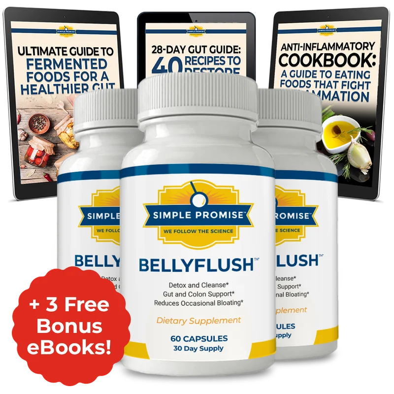 BellyFlush Weight Management Health — 3 Bottle / 90 Day Pack