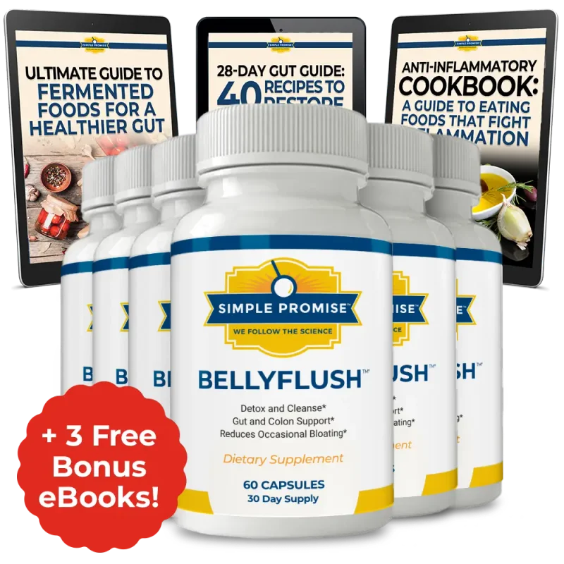 BellyFlush Weight Management Health — 6 Bottle / 180 Day Pack